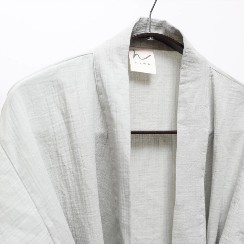 Kimi Cotton Kimono With Belt - Sage Green