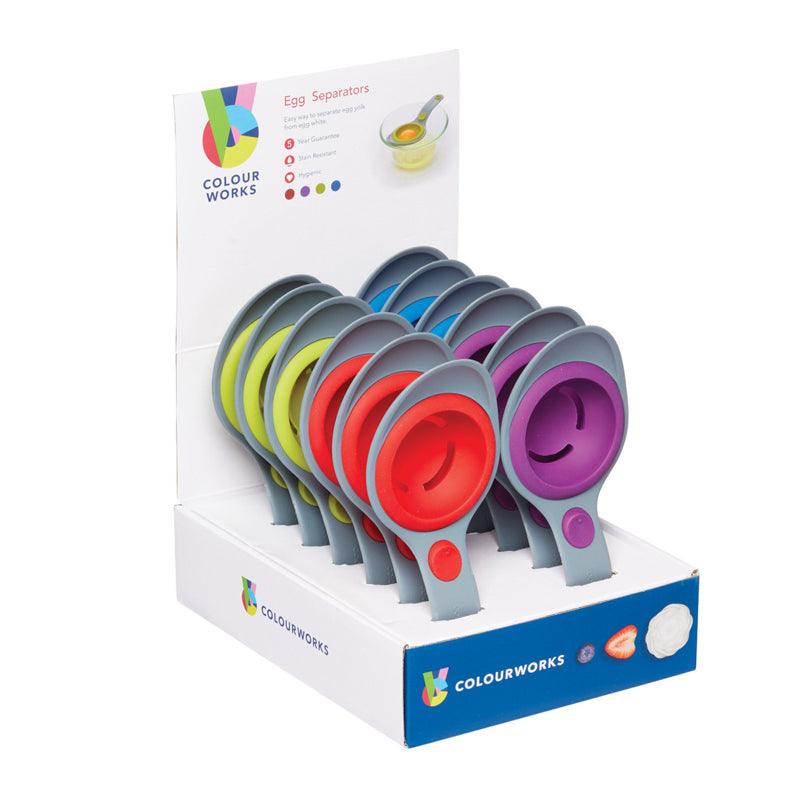 Kitchen Craft Colourworks Egg Yolk Separators - 12pcs