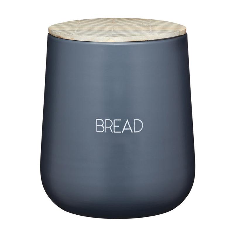 Kitchen Craft Serenity Metal Bread Canister - Grey