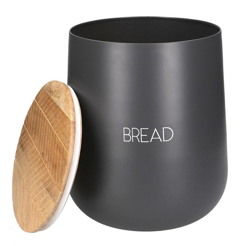 Kitchen Craft Serenity Metal Bread Canister - Grey