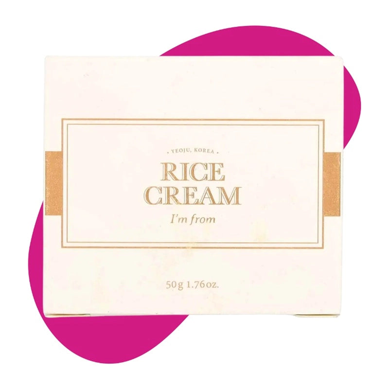 Korean Rice Moisturizer Cream for Dry Skin &amp; Natural Glow - 50g
