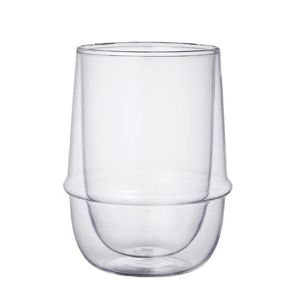 Kronos Heat-Insulated Double Wall Glass Iced Tea Cup - 350ml