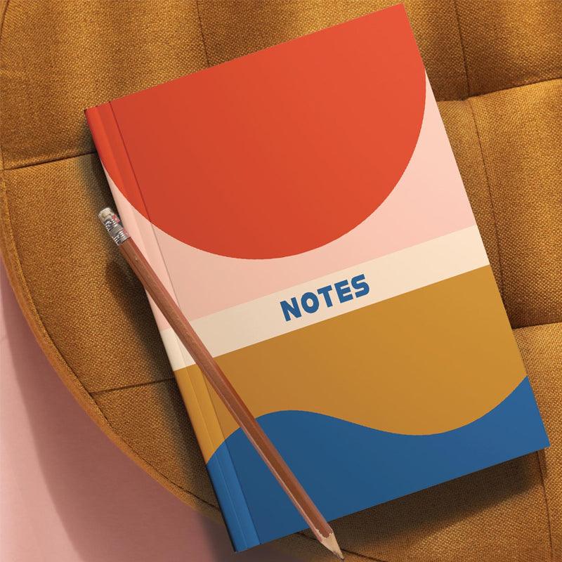 Lay Flat Lined Notebook - A5