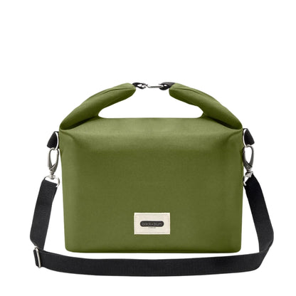 Leak-Resistant Reusable Insulated Lunch Bag with Strap - Large