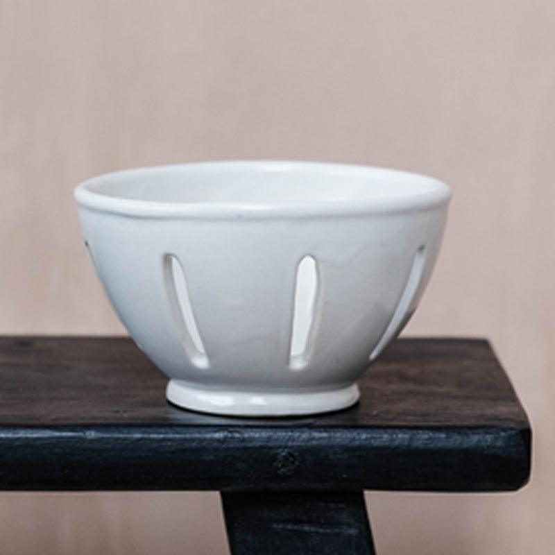 MW Home Hand-Crafted Ceramic Berry Bowl