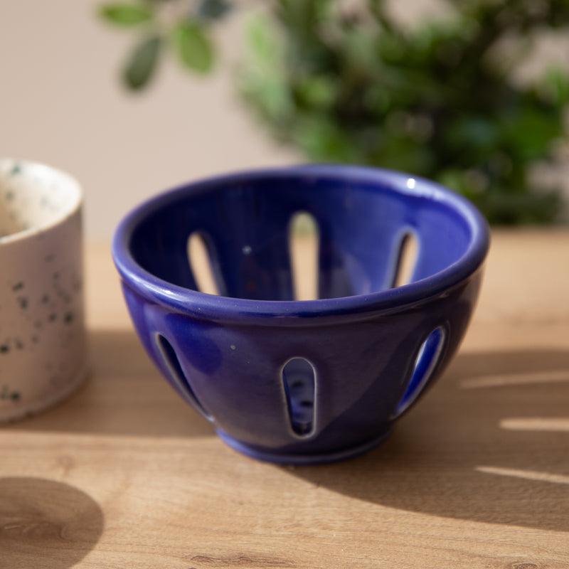 MW Home Hand-Crafted Ceramic Berry Bowl