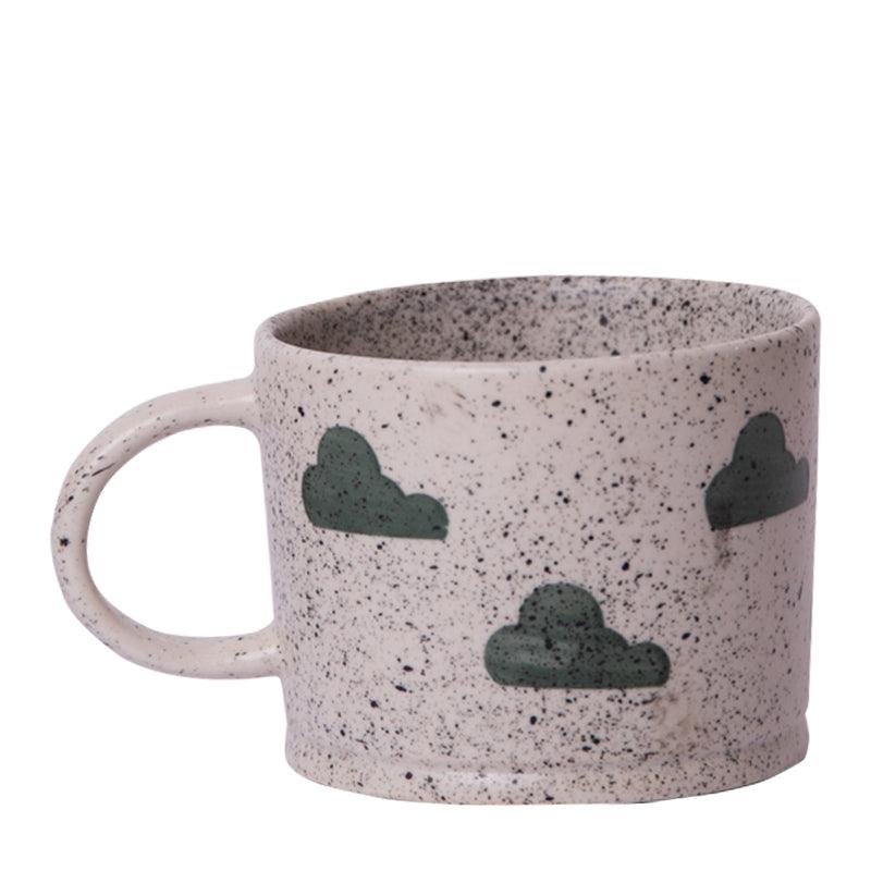 MW Home Hand-Painted Clouds Ceramic Mug