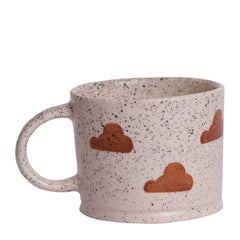 MW Home Hand-Painted Clouds Ceramic Mug