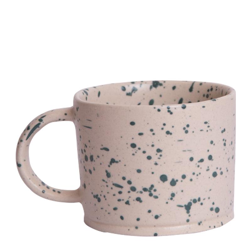 MW Home Hand-Painted Ink Splash Ceramic Mug