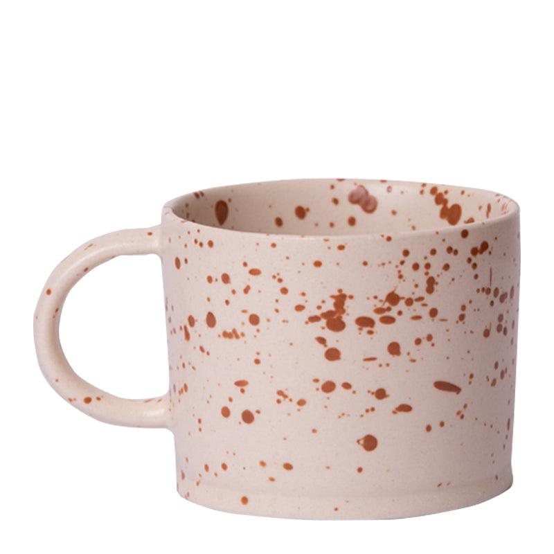 MW Home Hand-Painted Ink Splash Ceramic Mug