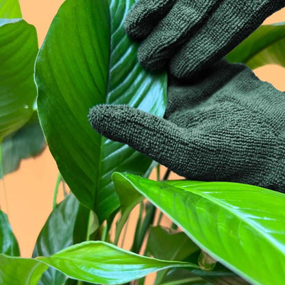 Microfiber Leaf &amp; Plant Cleaning Gloves