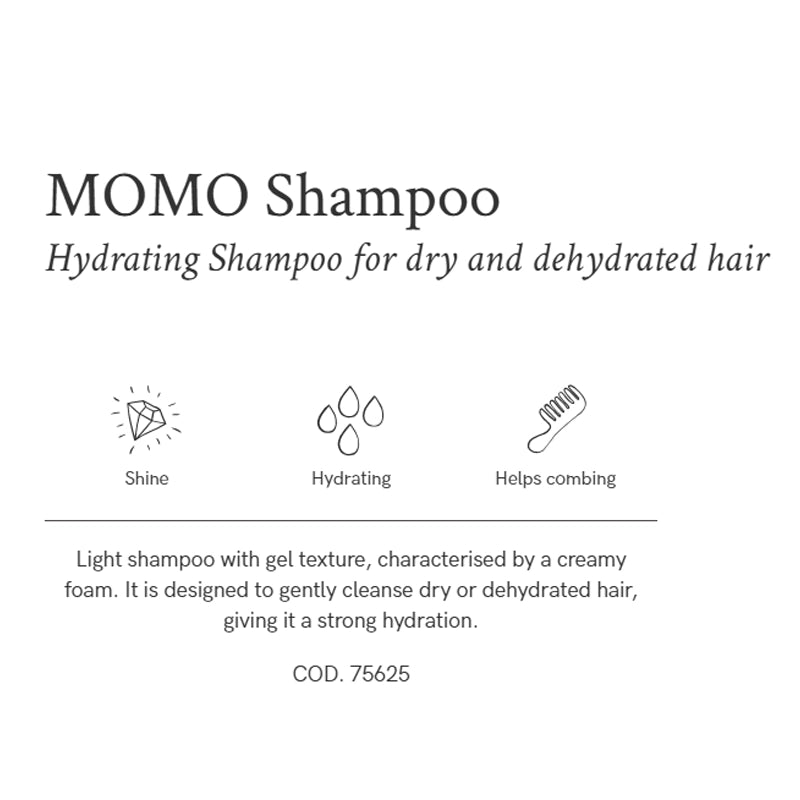 Momo Hydrating Shampoo For Dry &amp; Dehydrated Hair - 250ml