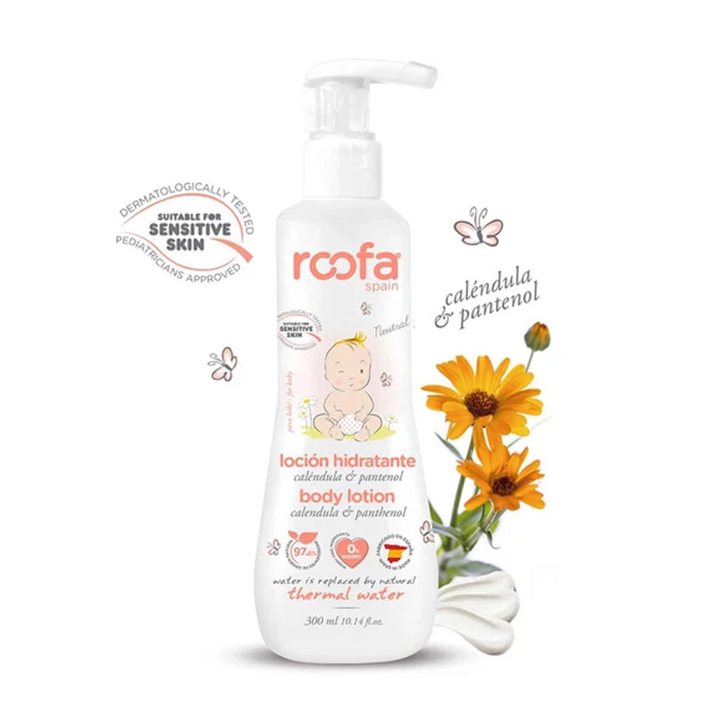 Natural Calendula Gentle Moisturizing Baby Lotion for Sensitive &amp; Dry Skin - 300ml
