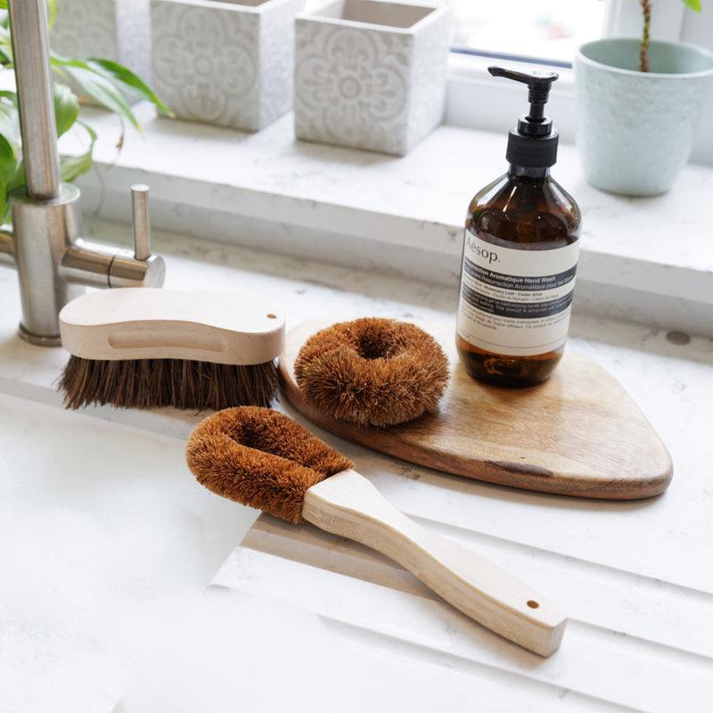Natural Elements Coconut Fibre Dish Cleaning Brush Set - 3pcs