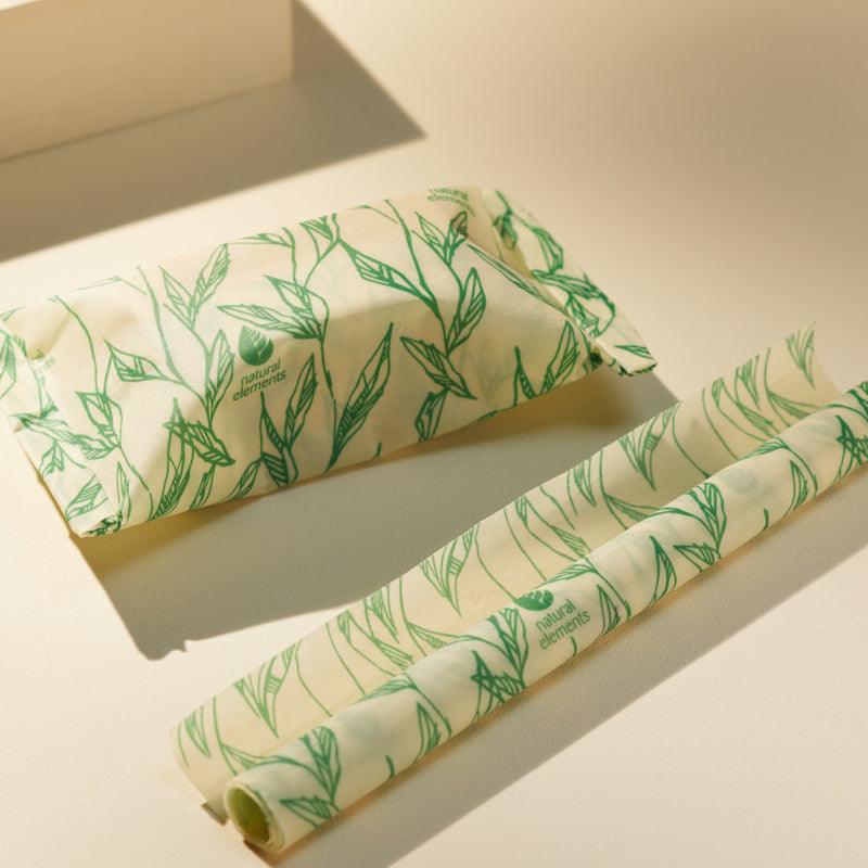 Natural Elements Reusable Organic Cotton Food Wrap Roll