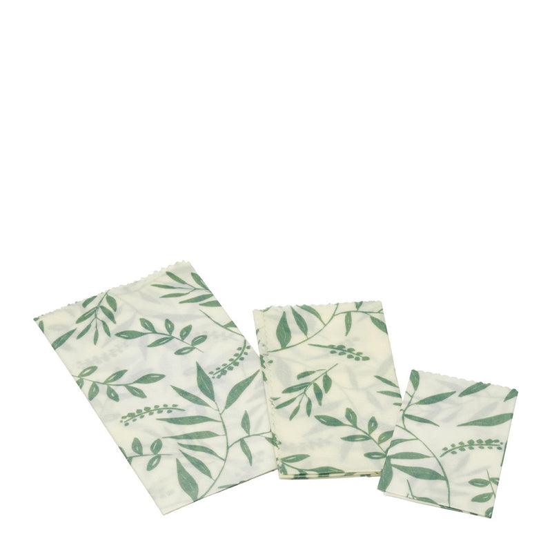 Natural Elements Reusable Organic Cotton Food Wrap Sheets - 3pcs