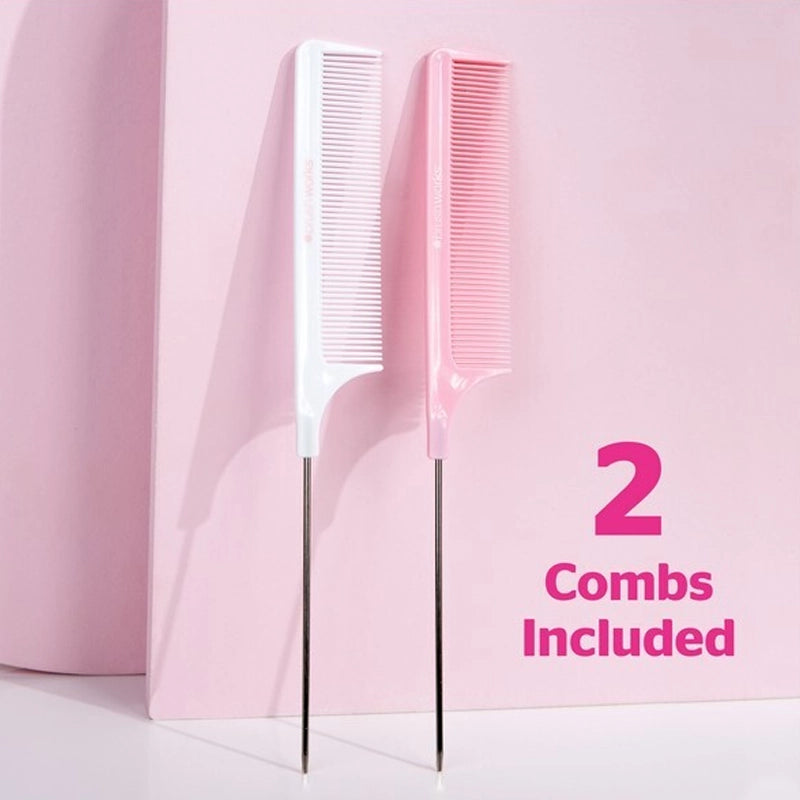 Needle Tail Hair Combs for Parting &amp; Backcombing - 2pcs