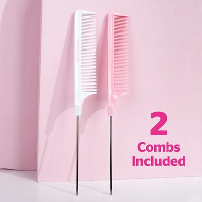 Needle Tail Hair Combs for Parting &amp; Backcombing - 2pcs