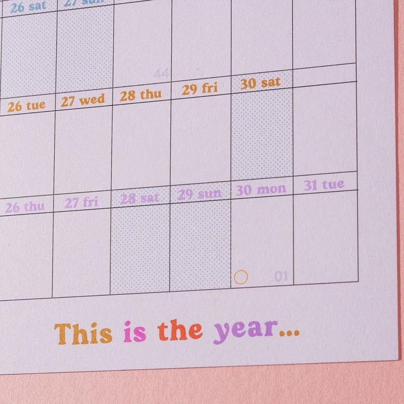 2024 Year Wall Planner | Landscape | This is the Year