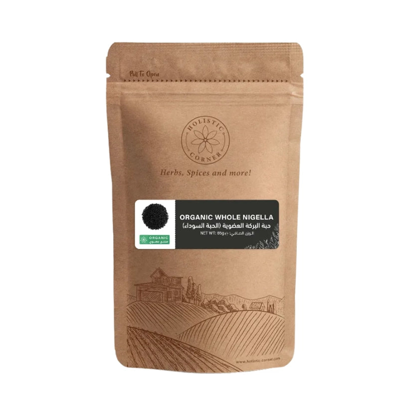 Organic Whole Nigella (Black Seeds) - 85g