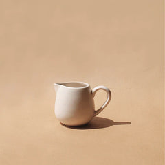 The Osmos Studio Ceramic Milk Creamer  - White