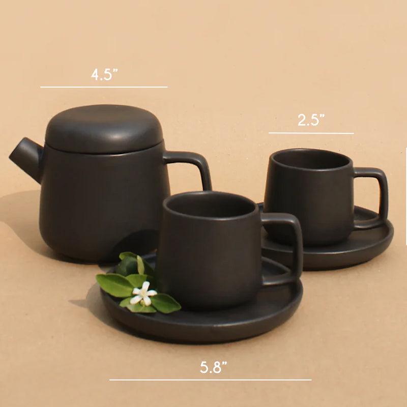 Kanso Ceramic Tea Set with Gift Box - 5pcs