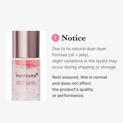 PDRN Pink Collagen Glow Jelly Mist Serum - 100ml