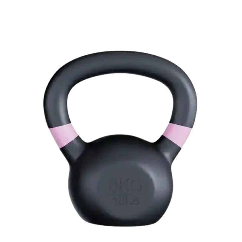 Powder Coated Cast Iron Kettlebell - 8Kg