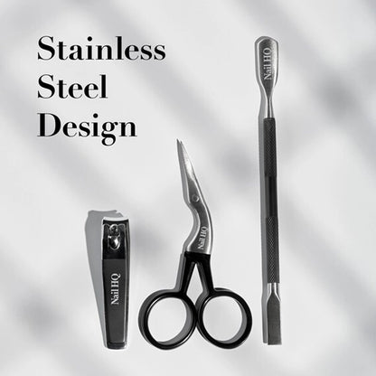 Professional Manicure &amp; Nail Care Set for Home &amp; Travel - 3pcs