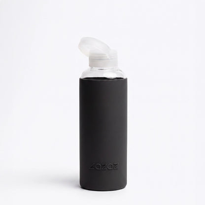 Pursip Borosilicate Glass Water Bottle with Silicone Sleeve – 500ml