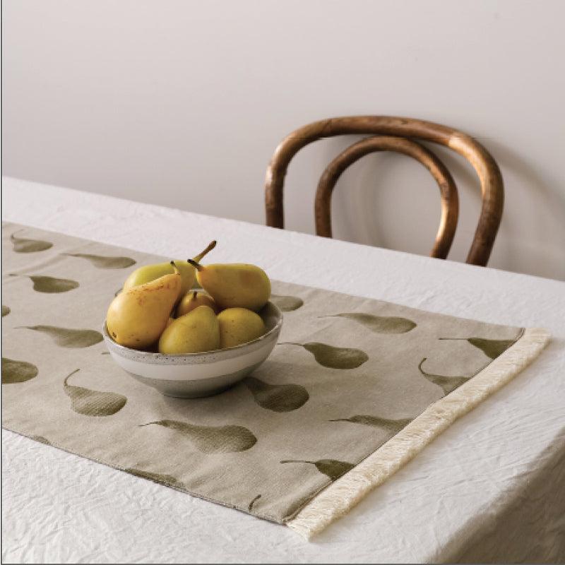 Pear Design Cotton Napkin Set - 4pcs