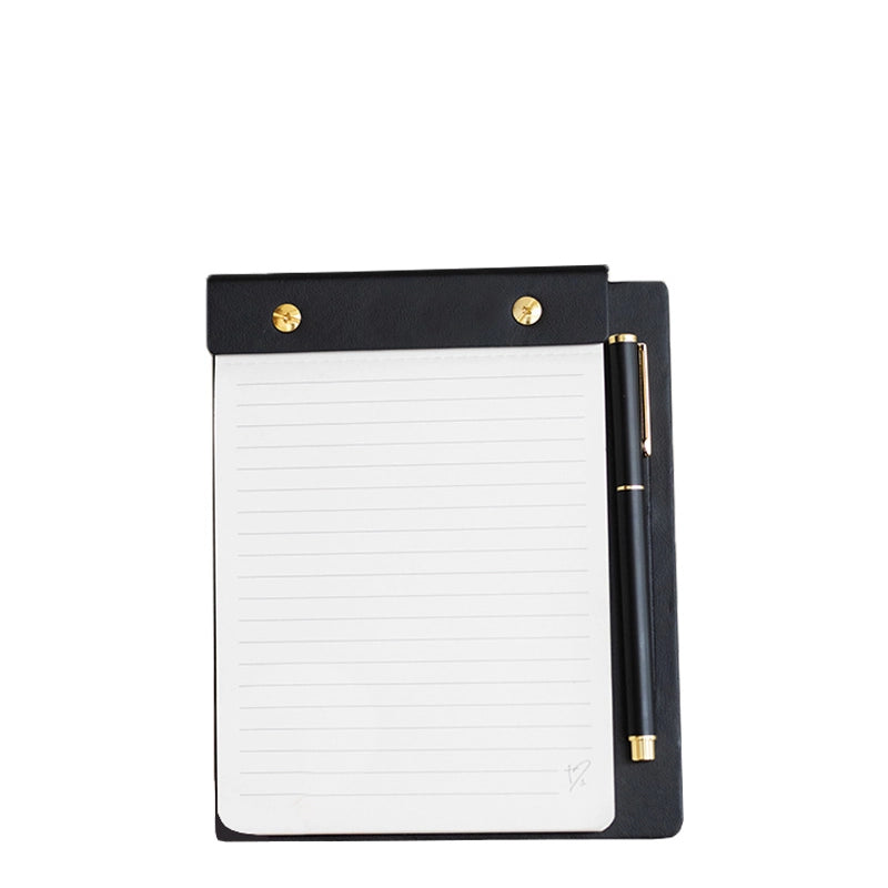 Refillable Notepad Case with Matching Pen