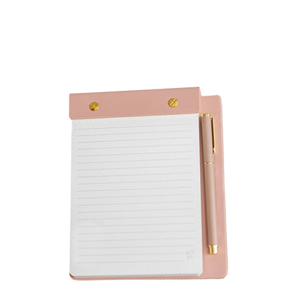 Refillable Notepad Case with Matching Pen