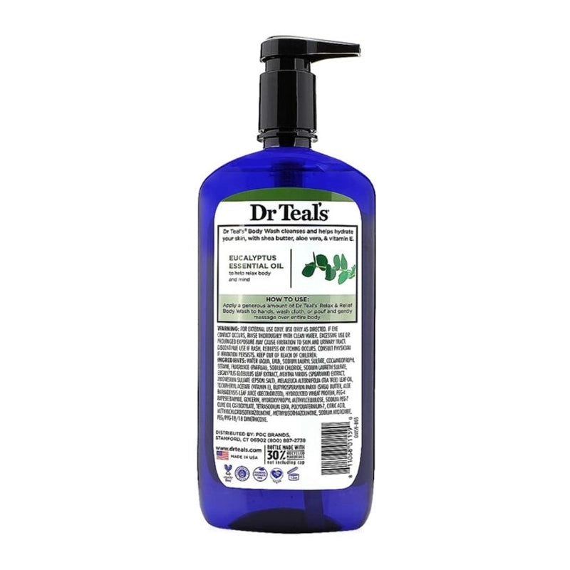 Relax &amp; Relief Body Wash with Eucalyptus &amp; Spearmint Essential Oils - 710ml