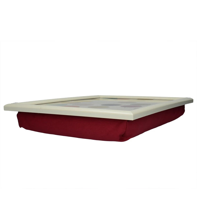 Retro Spot Lap Tray with Cushion