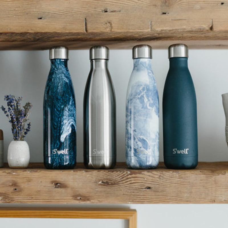 Stainless Steel Leak-Proof Vacuum Insulated Water Bottle - Azurite Marble