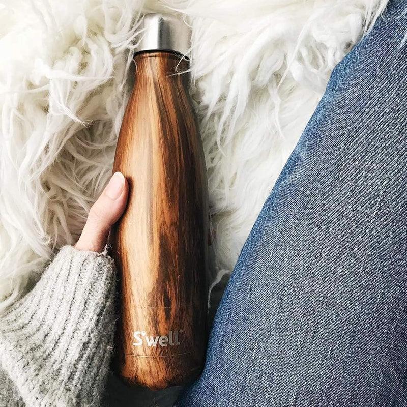 Leak-Proof Vacuum Insulated Water Bottle - Teakwood