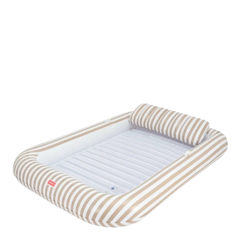 Sacha Large Inflatable Tanning Pool Mat with Sprinkler &amp; Removable Pillow