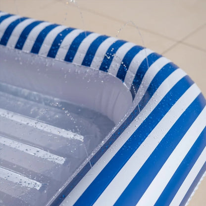Sacha Large Inflatable Tanning Pool Mat with Sprinkler &amp; Removable Pillow