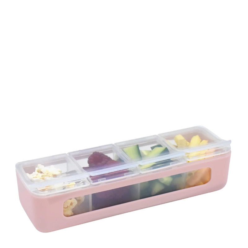 Snackle Regular Bento Lunch Box with 4 Compartments