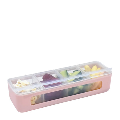 Snackle Regular Bento Lunch Box with 4 Compartments
