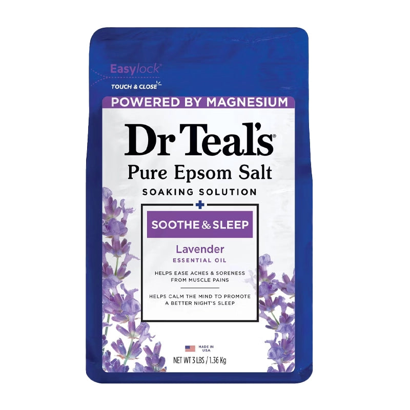 Soothe &amp; Sleep Pure Epsom Salt Soak with Lavender - 1.36kg