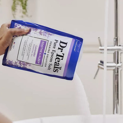 Soothe &amp; Sleep Pure Epsom Salt Soak with Lavender - 1.36kg