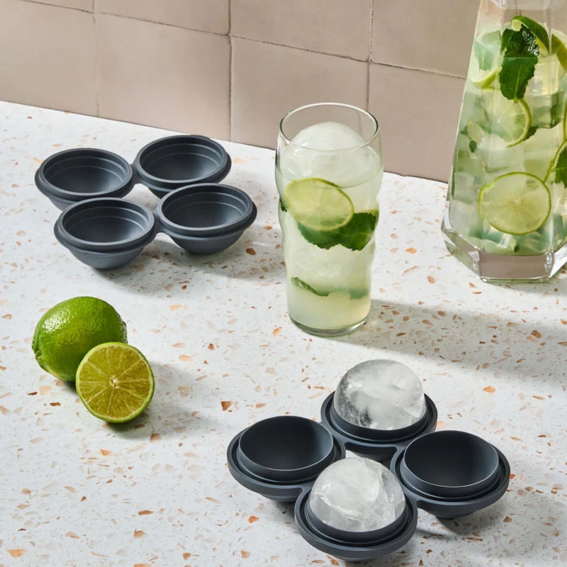 Sphere Silicone Ice Tray with Lid