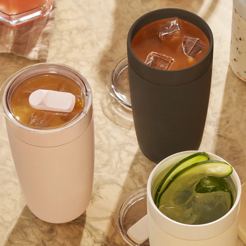 Stainless-steel Insulated Tumbler with Lid - 590ml