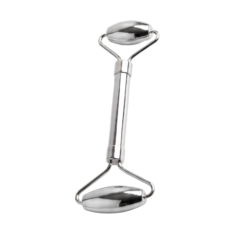 Stainless Steel Facial Roller for Cooling, Depuffing &amp; Skin Massage