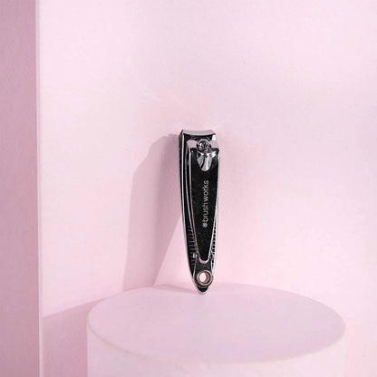 Stainless Steel Fingernail Clipper with Built-In File &amp; Cleaner
