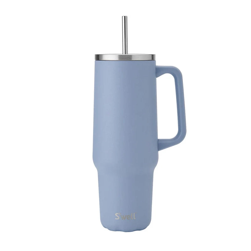 Stainless Steel Tumbler XL with Straw and Handle - 1180ml