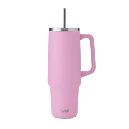 Stainless Steel Tumbler XL with Straw and Handle - 1180ml