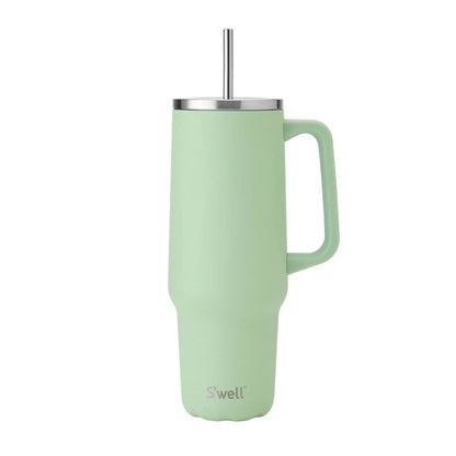 Stainless Steel Tumbler XL with Straw and Handle - 1180ml